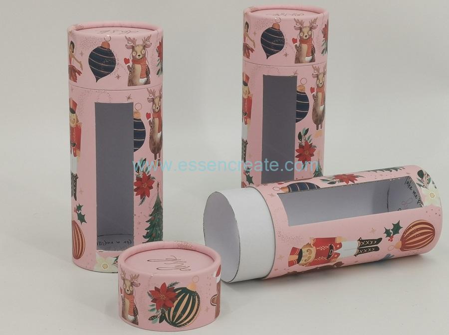 Pencereli Mum Paketleme Tüpü Pencereli Mum Paketleme Tüpü