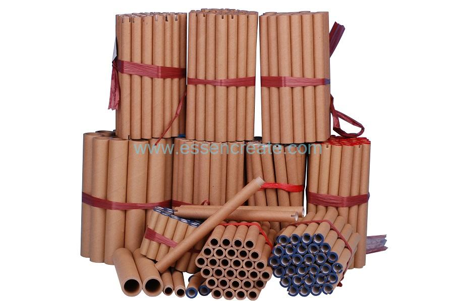 Spiral Kraft Rulo Kağıt Tekstil Çekirdek Boru Endüstriyel Karton Boru