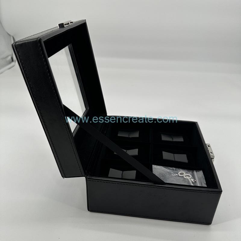 car glasses box leather