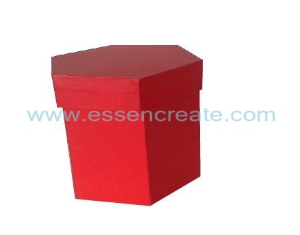 Hexagonal folding Paper Gift Box