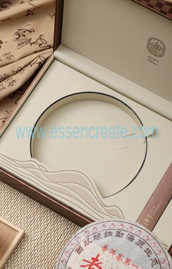Leather Tea Cake Gift Box