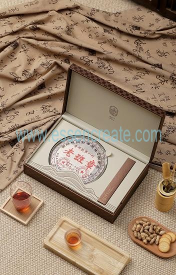 Leather Tea Cake Gift Box
