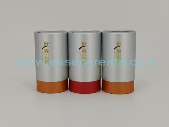 Tea Can Round Aluminum Metal Jar