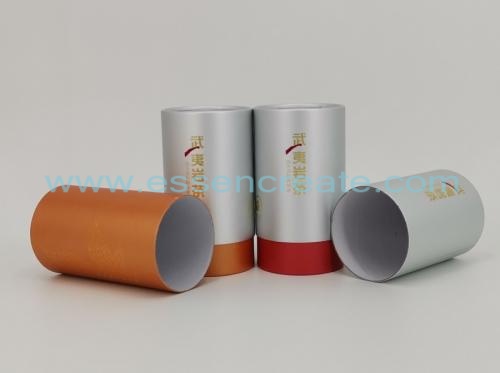 Tea Can Round Aluminum Metal Jar