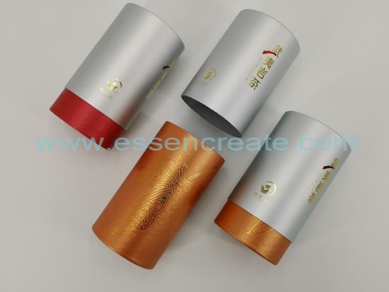 Tea Can Round Aluminum Metal Jar