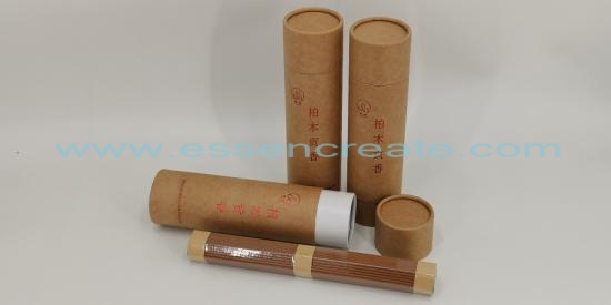 Cypress Wood Incense Round Pipe Packaging Cans
