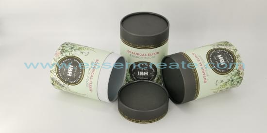 Round Rolled Edge Paper Can Packaging