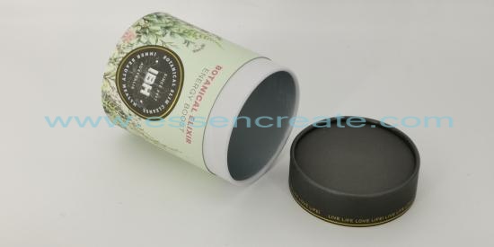 Round Rolled Edge Paper Can Packaging