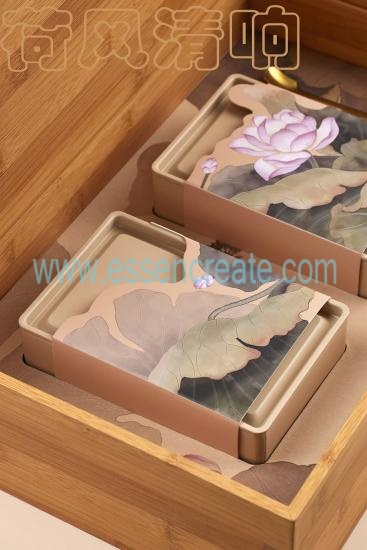 Tea Iron Box Gift Box Two Iron Cans