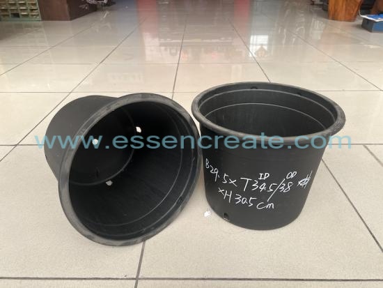 Plastic Flower Pots Tree Nursery HDPE Container