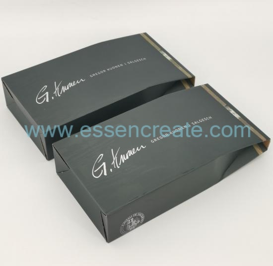 500ml Wine Whisky Packaging Foldable Gift Box