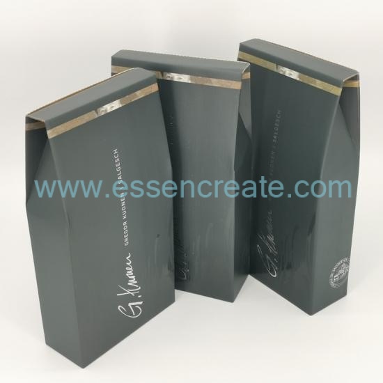 500ml Wine Whisky Packaging Foldable Gift Box