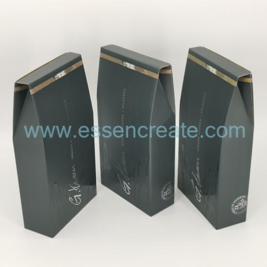 500ml Wine Whisky Packaging Foldable Gift Box