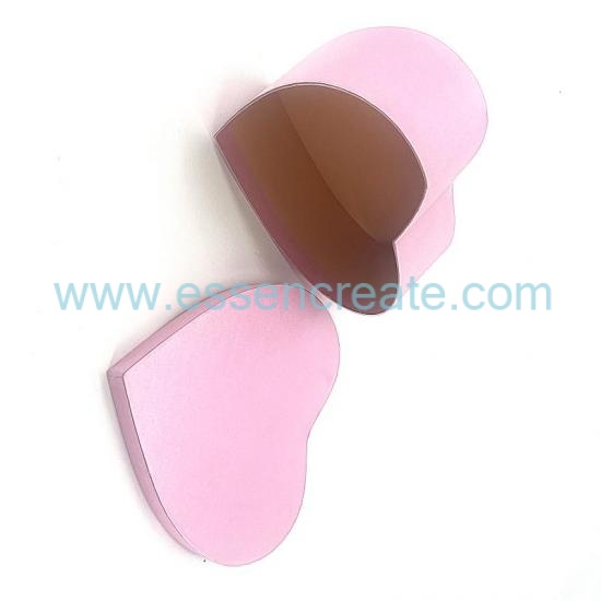 Heart-Shaped Rigid Cardboard Gift Box for Valentine's Day & Weddings