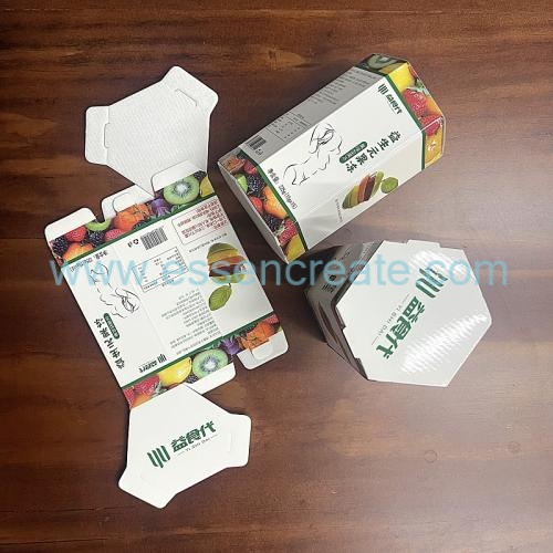 Custom Six-sided Box Jelly Sticks Packaging