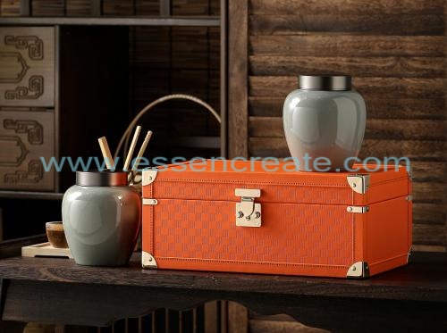 Custom Leather Tea Packaging Box